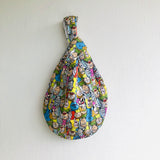 Small colorful knot bag , Japanese inspired wrist bag | The village people