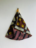 Tote bento bag , shoulder African fabric bag , eco friendly shopping bag | African landscapes