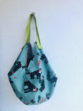 Origami sac bag , reversible fabric shoulder bag , Japanese inspired bag | Macaco surfing the Japanese waves - Jiakuma