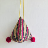 Origami fabric triangle bag , dumpling cool small bag | Basket fabric - Jiakuma