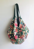 Origami reversible bag , shoulder sac bag , fabric colorful eco bag | Green corridor - Jiakuma