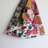 Origami bento bag , tote shoulder bag , Japanese inspired bag | The garden of the geishas - Jiakuma