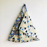 Origami bento bag , shoulder tote fabric bag | Streets of Osaka - Jiakuma