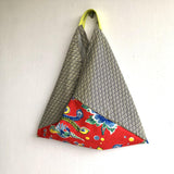 Origami bento shoulder bag, handmade shopping tote bag | Colourful  Peacocks in Japan - Jiakuma