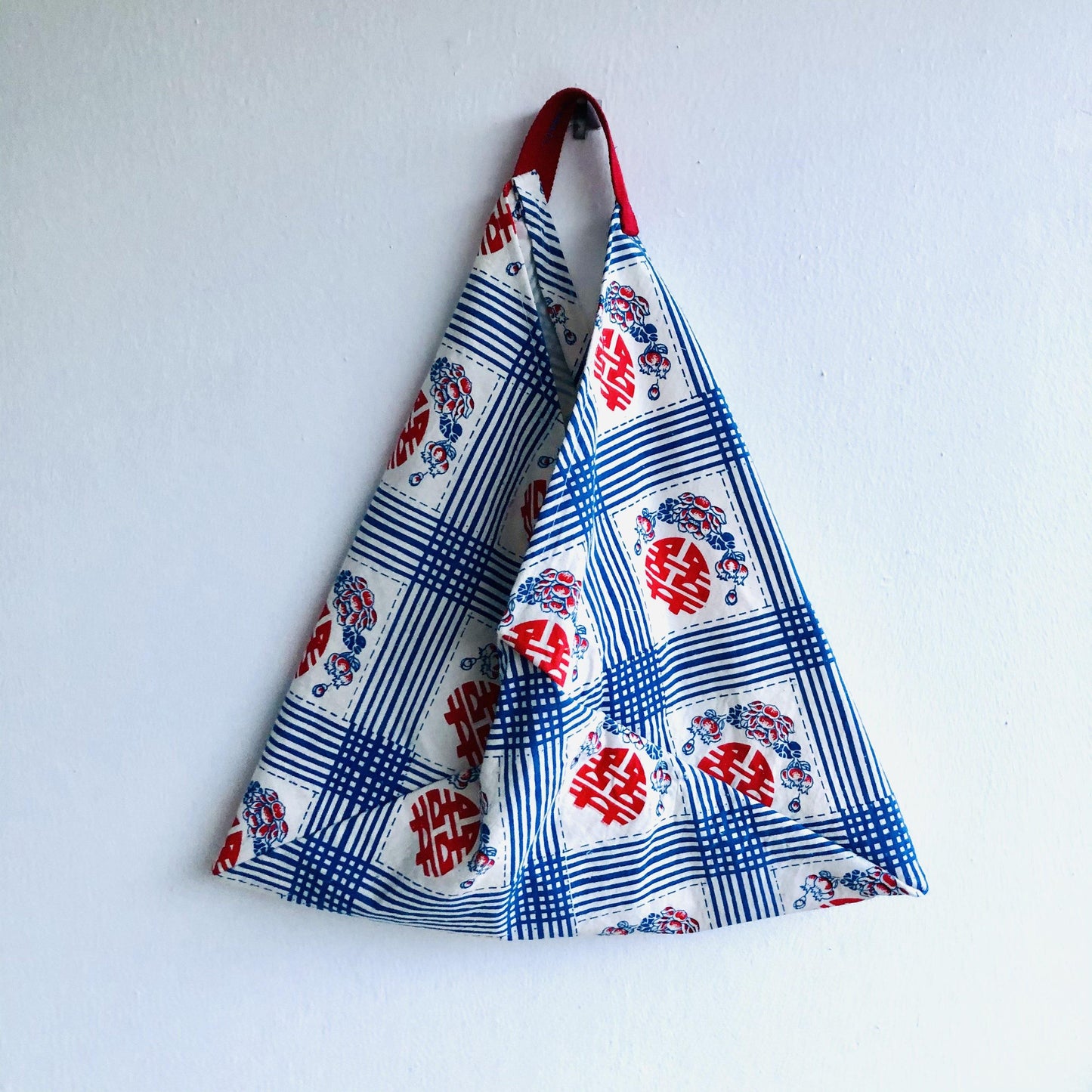 Origami bento bag , ooak shoulder bag | Double happiness - Jiakuma