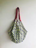 Shoulder origami bag , reversible sac bag , eco shopping bag | Il Biscione - Jiakuma