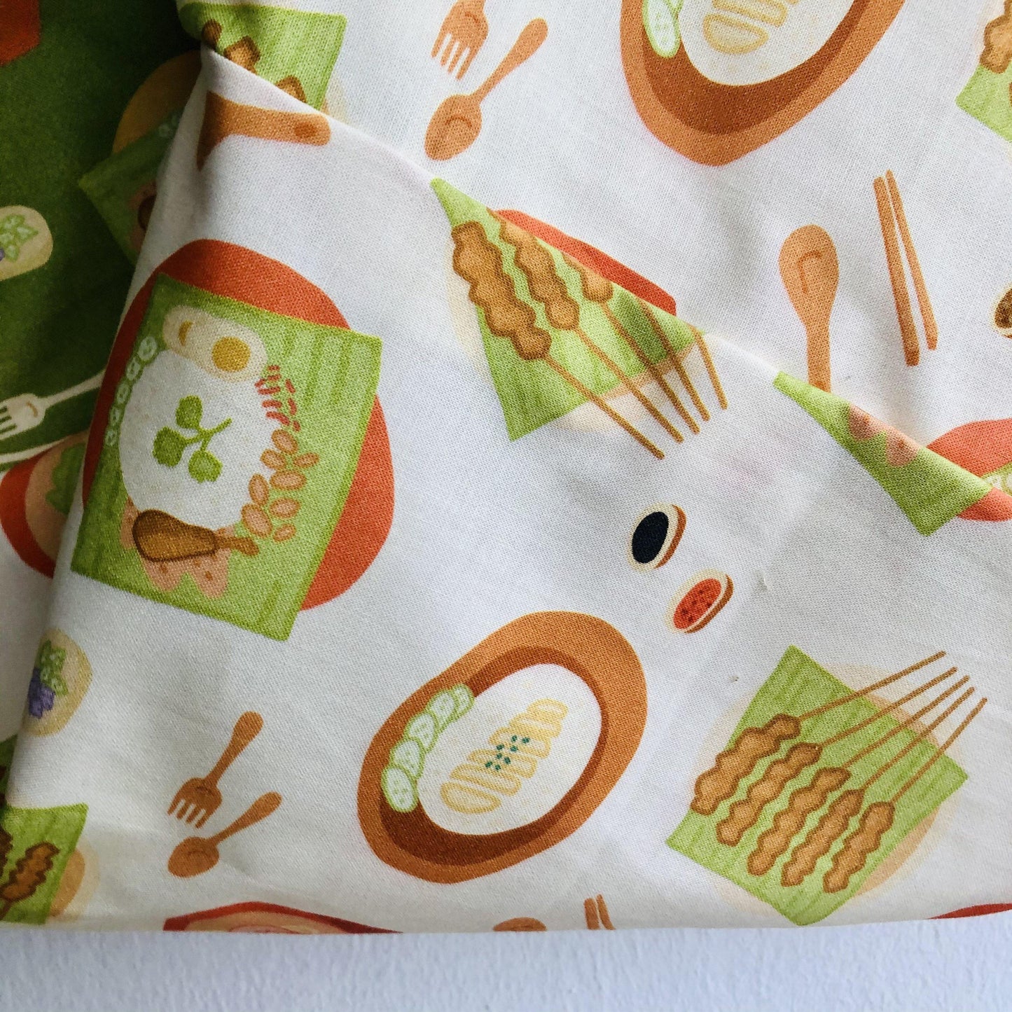 Shoulder bento bag , origami shoulder tote bag , shopping eco bag | I love my Nasi lemak - Jiakuma