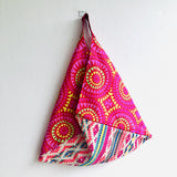 Shoulder origami bag , tote fabric colorful bag , Japanese inspired bag | Fiesta de colores - Jiakuma