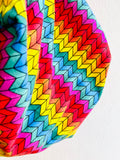 Origami sac bag , shoulder colorful fabric bag , reversible Japanese inspired eco bag | Color the world