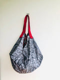 Origami sac bag , reversible Japanese handmade bag , eco friendly shoulder bag | Pebbles