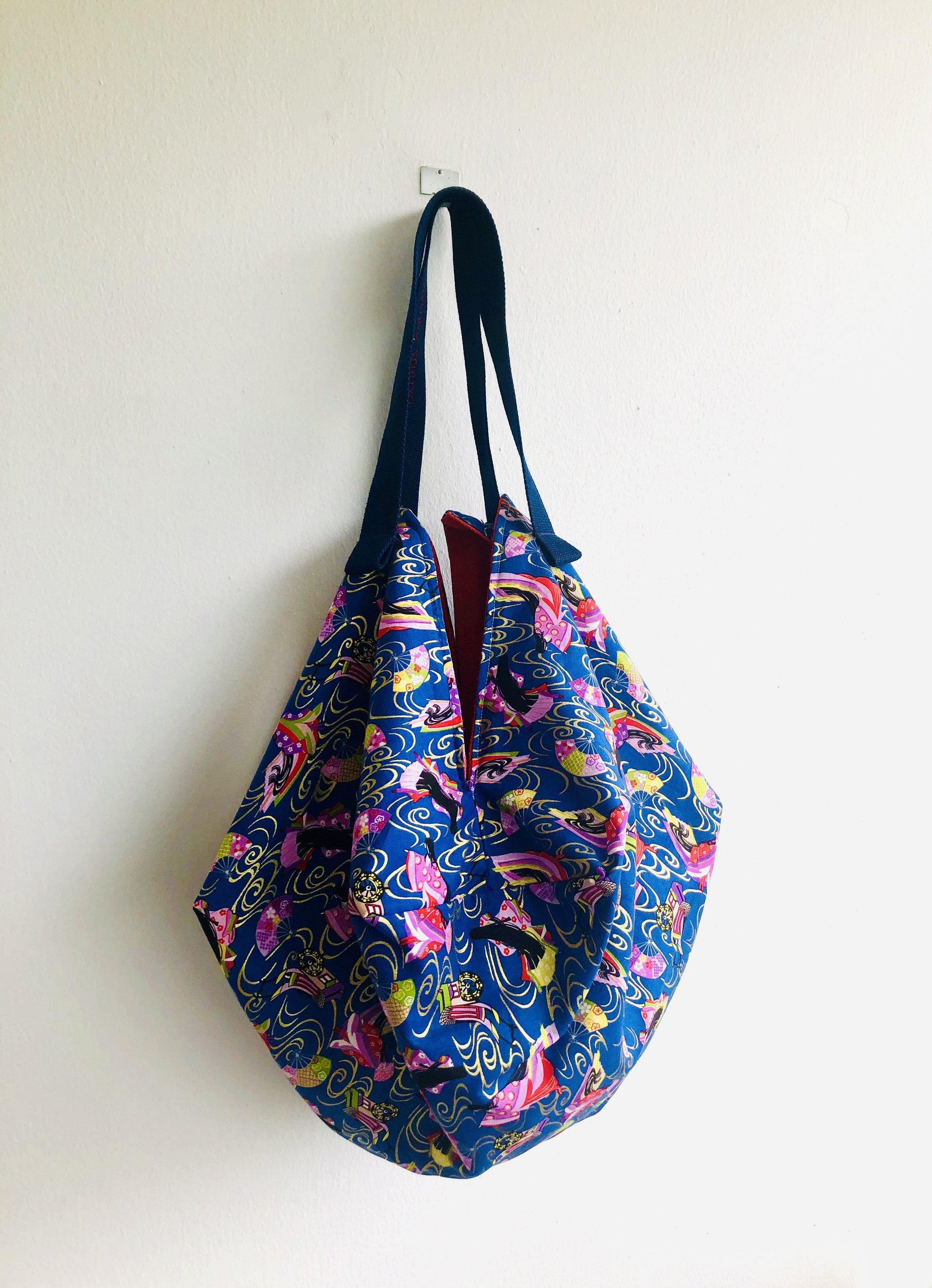 Sac shoulder bag , eco friendly origami sac tote , reversible shopping bag | Yokohama - Jiakuma