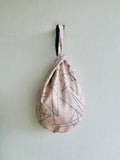Origami small knot bag , cool fabric writer bag , origami Japanese inspired small bag | Tokyo office catwalk