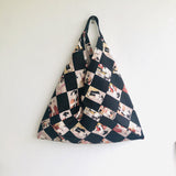Origami bento bag , shoulder triangle bag , fabric eco bag | Shogun - Jiakuma
