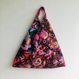 Origami bento colorful bag , triangle tote handmade bag | Visiting the botanical garden in Adelaide at dawn - Jiakuma