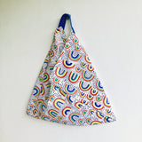 Colorful tote bag , shoulder bento bag , origami triangle bag | Somewhere over .. - Jiakuma