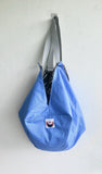Eco friendly origami shoulder dab bag | black & white - jiakuma.myshopify.com
