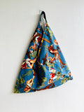 Tote origami bag , fabric bento bag , cool eco friendly shopping shoulder bag | In the wild west