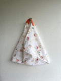 Origami tote bag , fabric bento bag , shoulder triangle bag , origami bento Japanese bag | The rabbit 🐇 is here !