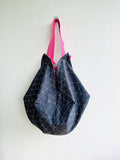 Origami shoulder reversible bag , sac Japanese inspired bag , Japanese inspired bag | I love tapes