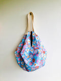 Origami sac bag , Japanese inspired bag , shoulder eco reversible shopping bag | Brunch time in New York