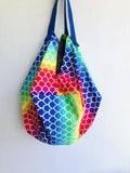 Origami reversible bento bag , shoulder cool tote bag | Aquarius land - Jiakuma