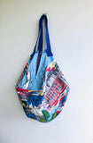 Origami sac bag , reversible shoulder sac bag , colorful tote sac bag | La Riviera - Jiakuma