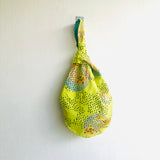 Origami reversible knot bag , wrist colorful small bag , Japanese inspired bag | Welcome to the jungle