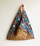 Shoulder bento bag , origami Japanese inspired , cork eco friendly bag | Tigers & cork - Jiakuma