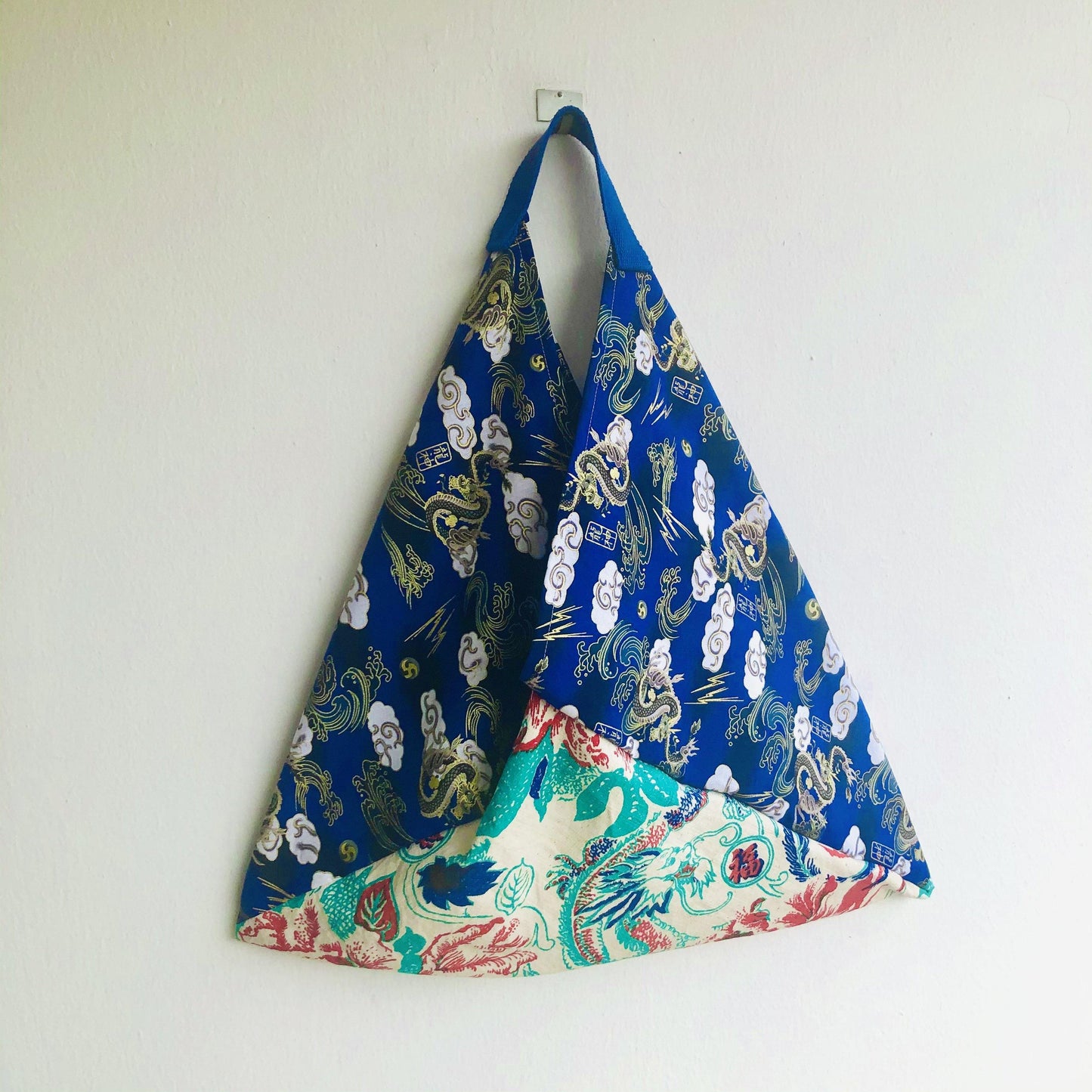 Origami bento bag , shoulder fabric tote bag , shopping bag | The land of the dragons - Jiakuma