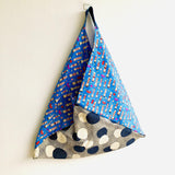 Origami tote eco bag , triangle shoulder bag , bento tote | Osaka - Jiakuma