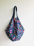 Sac shoulder bag , eco friendly origami sac tote , reversible shopping bag | Yokohama - Jiakuma