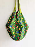 Reversible shoulder bag , origami sac bag, colorful eco friendly bag | Billar - Jiakuma