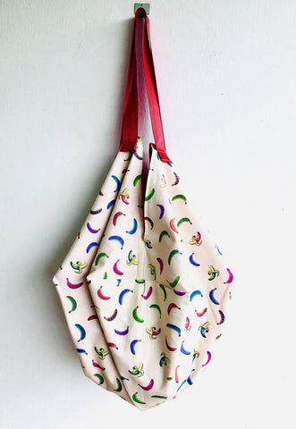 Origami sac handmade Japanese inspired shoulder bag | Going bananas - Jiakuma