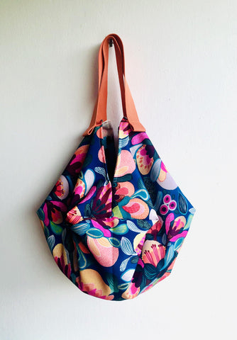 Sac origami shoulder bag , eco friendly reversible fabric bag | Contemporary exotic botanical garden in Adelaide - Jiakuma