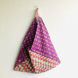 Shoulder bento bag , origami tote bag , eco friendly triangle bag | Bangkok - Jiakuma