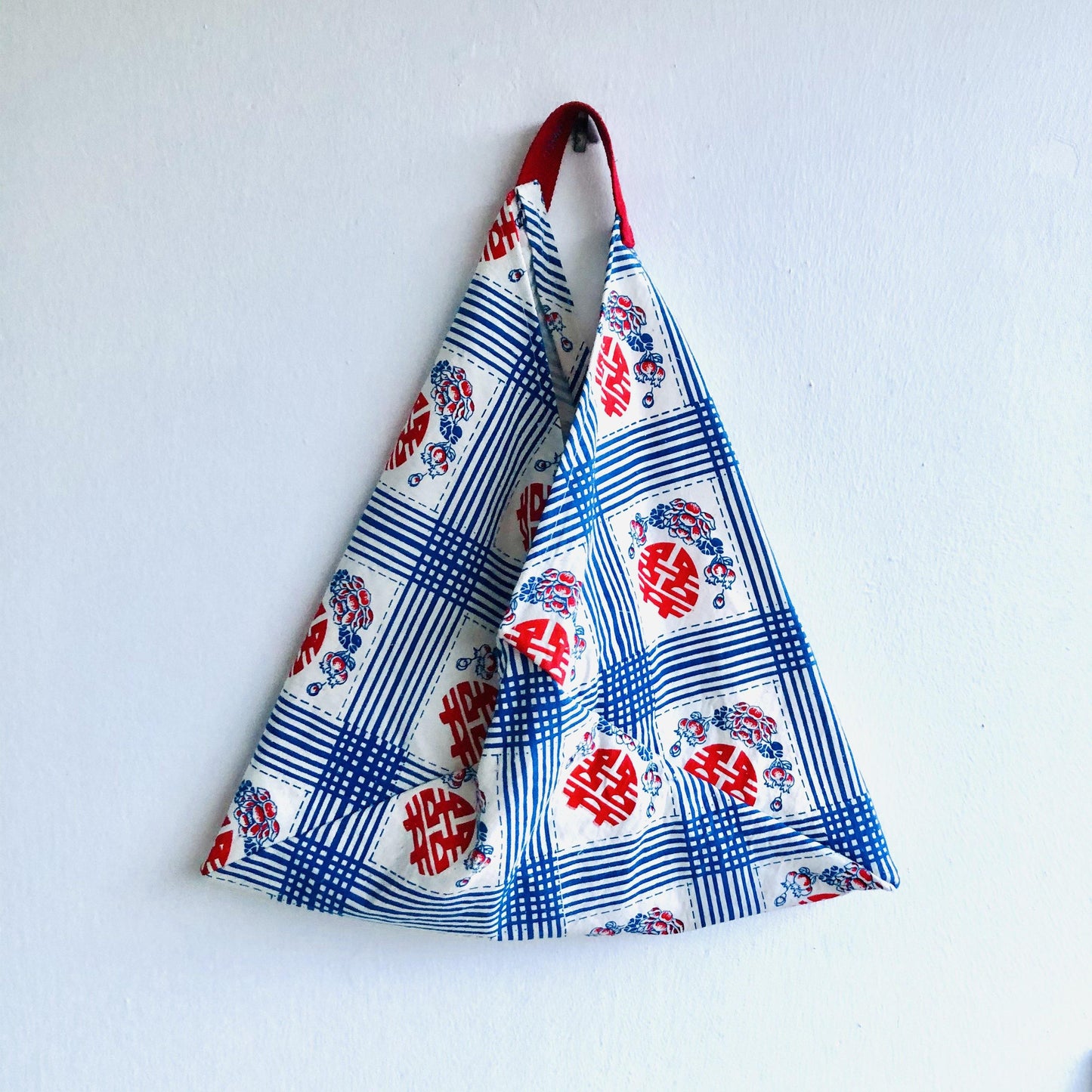 Origami bento bag , ooak shoulder bag | Double happiness - Jiakuma