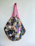 Origami sac bag , reversible cool fabric bag , Japanese inspired shoulder bag | Let’s go to Bali !