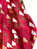 Sac Japanese inspired bag , shoulder fabric reversible bag , colorful African fabric bag | Africa meets Japan
