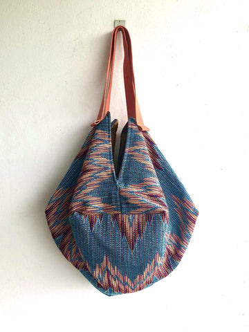 Shoulder sac bag , origami reversible handmade shopping bag | Milano blend - Jiakuma