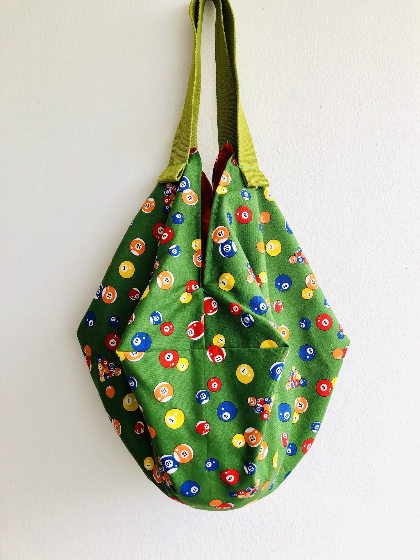 Reversible shoulder bag , origami sac bag, colorful eco friendly bag | Billar - Jiakuma