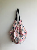 Shoulder eco friendly sac bag , origami sac tote bag | Autumn flowers - Jiakuma