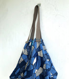 Geometric sac bento bag shoulder eco friendly bag | blue Yokohama - jiakuma.myshopify.com