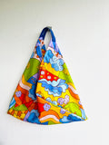 Colorful origami bag , tote shoulder fabric bag , Japanese bento bag | Wonderland