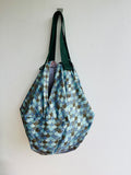 Origami sac bag , shoulder reversible japanese inspired bag , sac shoulder eco friendly bag | Winter in Japan