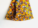 Origami bento bag , colorful tote triangle bag , ooak fabric bag , shoulder Japanese inspired bag | Getting ready for my next trip to Japan