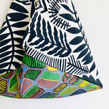 Origami colorful bag , shoulder bento bag , tote eco friendly bag | Tropical mornings - Jiakuma