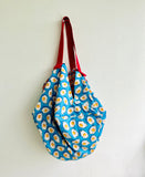 Origami sac bag , reversible colorful fabric bag , shoulder Japanese inspired bag | Huevos Fritos 🍳