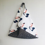 Origami bento bag , shoulder tote bag , unique cool triangle bag | Flying away to the new year - Jiakuma