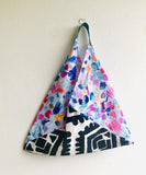 Bento origami bag , shoulder tote triangle bag | Summer sky at night - Jiakuma