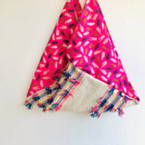 Origami shoulder bento bag , cool summer boho eco bag , Japanese inspired bag | Stay positive